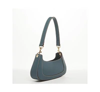 Susu The Emily Leather Baguette Bag Blue