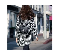 Susu The Linda Black Crossbody Backpack Purse