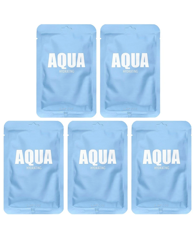 Lapcos Aqua Beauty Sheet Mask Set Hydrating 5 Sheets