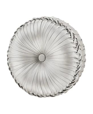 J Queen New York Bolero Tufted Decorative Pillow, 15" Round