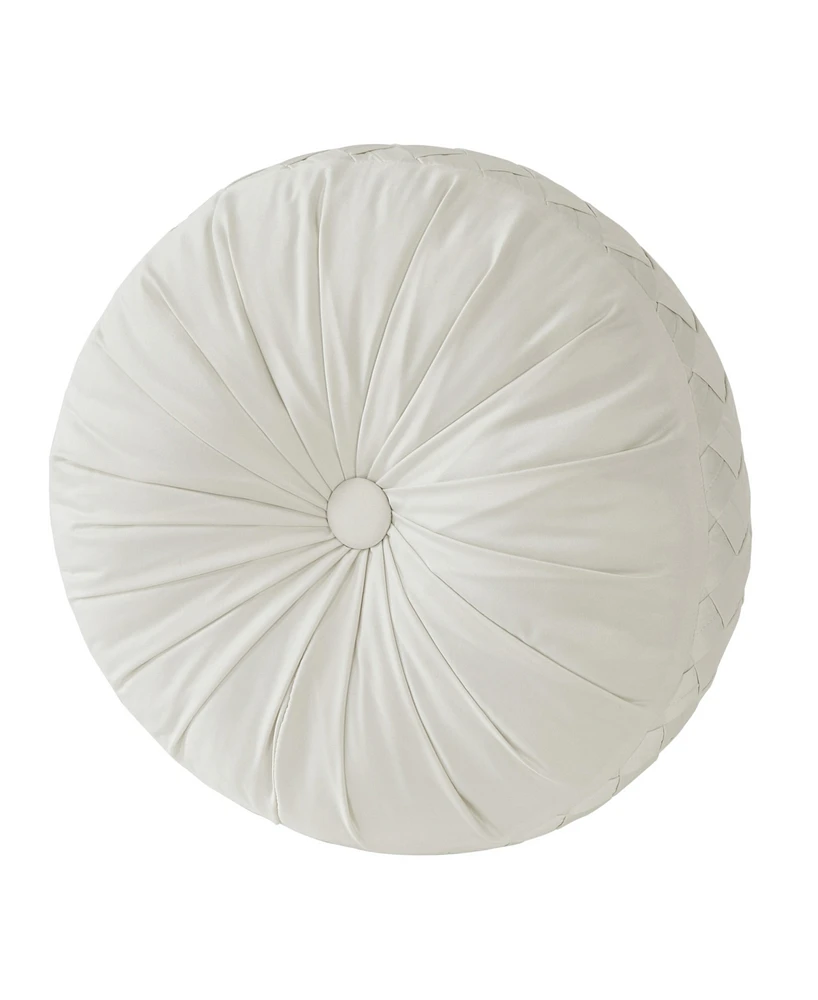 J Queen New York Brilliance Tufted Decorative Pillow, 15" Round