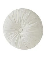 J Queen New York Brilliance Tufted Decorative Pillow, 15" Round