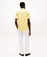 Tommy Hilfiger Men's Short Sleeve Flex Poplin Regular Fit Shirt