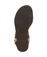 Sam and Libby Women's Perris Toe Loop Strappy Flat Sandals