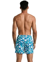 Original Penguin Men's Slim-Fit Geometric Swim Trunks