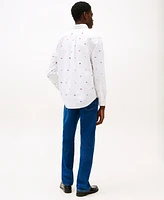 Tommy Hilfiger Men's Relaxed-Fit Embroidered Oxford Shirt