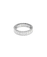 Swarovski Crystal Baguette Cut Radiant Band Ring