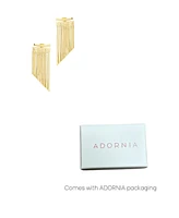 Adornia Gold Fringe Jacket Earrings