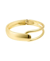 Adornia Gold Overlapping Open Cuff Bracelet