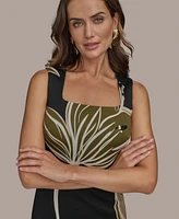 Donna Karan New York Women's Floral-Print Sheath Dress