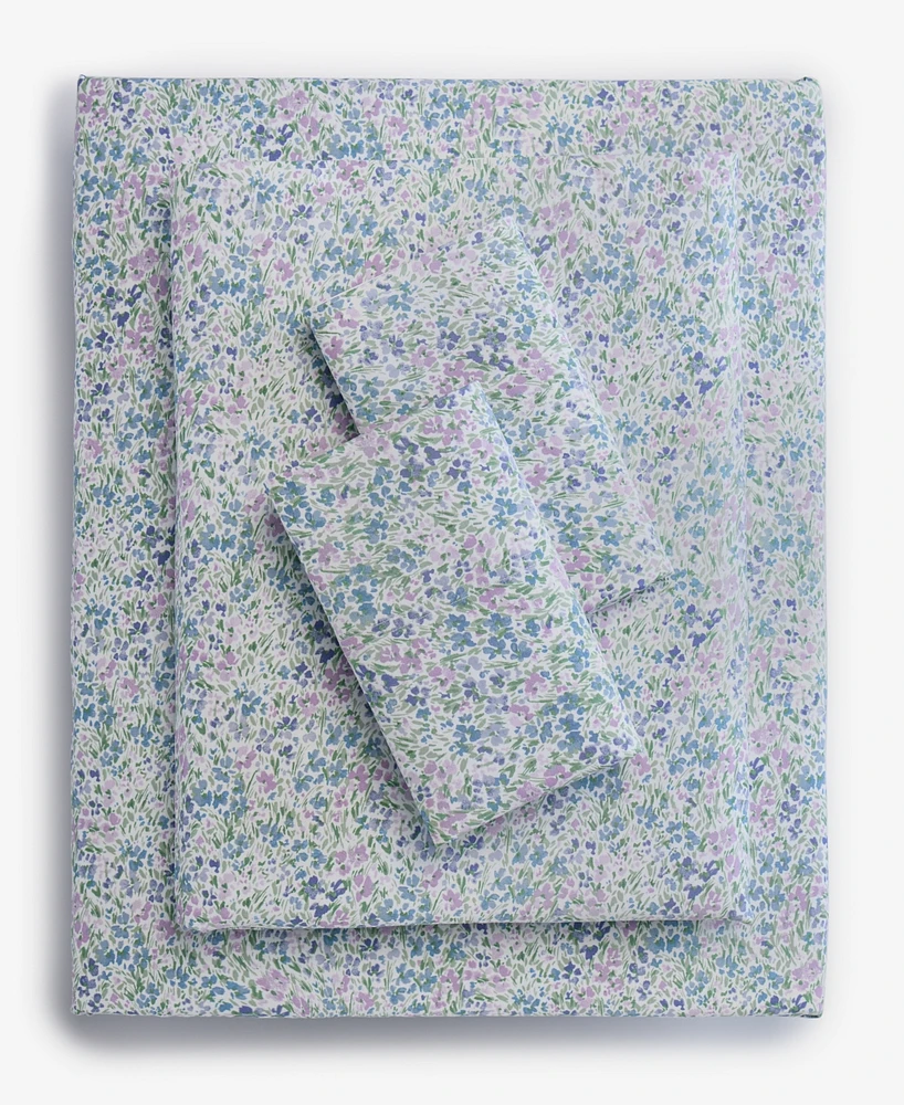 Charter Club Ditsy Floral Printed 550-Thread Count 4-Pc. Sheet Set, Full, Exclusively at Macy's