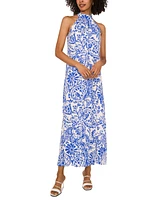 Vince Camuto Women's Paisley Halter-Neck Maxi Dress