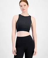 Id Ideology Women's High-Neck Cutout-Back Sports Bra, Exclusively at Macy's