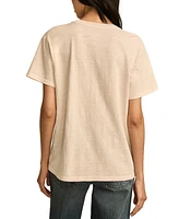 Lucky Brand Women's Magic Eye Boyfriend Tee