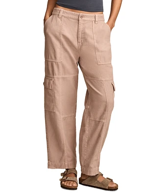 Lucky Brand Women's Straight-Leg Cargo Pants