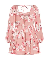 Plus Cordelia Print Dress