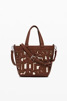 Desigual Women's Small perforated letters bag