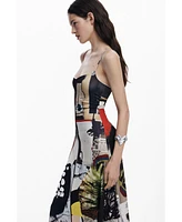 Desigual Women's Dress designed by Mr. Christian Lacroix