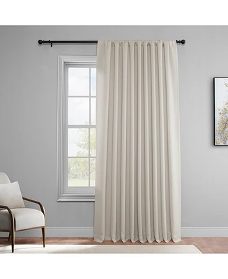 Half Price Drapes Alabaster Beige Extra Wide Room Darkening Curtain