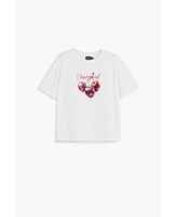 Desigual Women's Cherry logo T-shirt