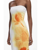 Desigual Women's Floral bandeau dress