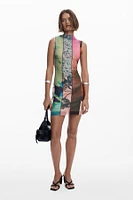 Desigual Women's Panel mini dress