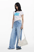 Desigual Women's Medium perforated crossbody bag