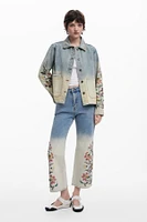 Desigual Women's Floral Culotte Jeans