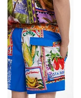 Desigual Men's Postcard swimsuit