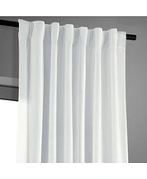 Half Price Drapes Primary White Signature Velvet Blackout Curtain