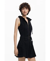 Desigual Women's Utility dress with hood