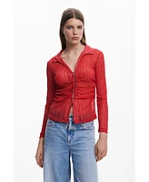 Desigual Women's Semi-transparent T-shirt