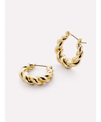 Ana Luisa Twisted Hoop Earrings - Paris