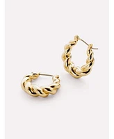 Ana Luisa Twisted Hoop Earrings