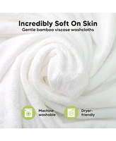 KeaBabies 6pk Deluxe Baby Washcloths, Organic and Soft Wash Cloth, Bath Towel, Face Cloths