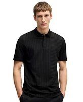 Boss by Hugo Men's Mercerized-Cotton Regular-Fit Polo