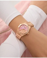 Guess Women's Analog Rose Gold Tone Stainless Steel Watch, 36mm