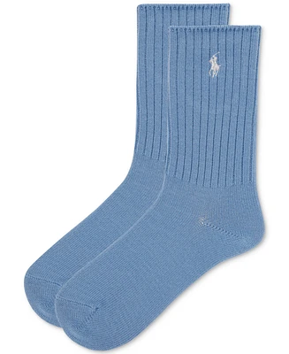 Polo Ralph Lauren Women's Classic Ribbed Crew Socks 79104