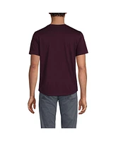 Lands' End Men's Tall Short Sleeve Supima Curved Hem Tee