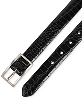 Calvin Klein Skinny Center-Bar-Buckle Dress Belt