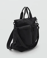 Mango Men's Pockets-Detail Multifunctional Backpack