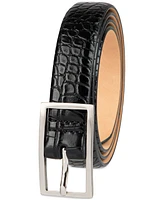 Calvin Klein Skinny Center-Bar-Buckle Dress Belt