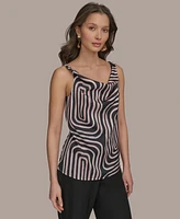 Donna Karan New York Women's Cowlneck Camisole Top, Regular & Petite Sizes