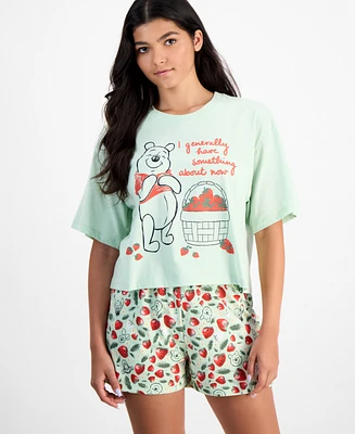 Disney Juniors' Winnie the Pooh Strawberry T-Shirt