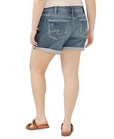 Silver Jeans Co. Plus Denim Boyfriend Shorts