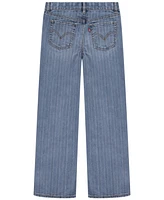 Levi's Big Girls Textured Striped Wide Leg Jeans