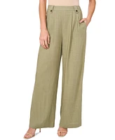 CeCe Women's Pleated Side-Zip Pants