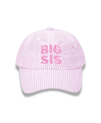 Bits & Bows Girls Big Sis Bow Baseball Hat