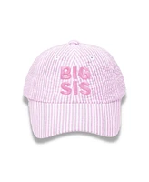 Bits & Bows Girls Big Sis Bow Baseball Hat