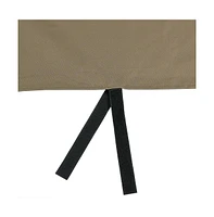 Firewood Log Hoop Cover - Heavy-Duty Outdoor Weather-Resistant Polyester with Pvc Backing - 40-Inch - Khaki